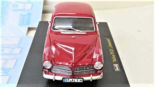 Fantastic Boxed Revell Volvo P121 `Amazon` Die Cast Metal Car Model Scale 1:18 L: 24 cm