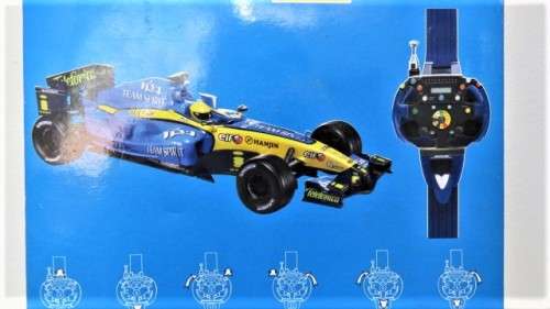 Boxed and Cased Remote Control New Ray Renault F1 Team Race Car #89836 Scale 1:24