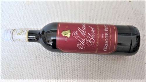 Sealed 750ml Bottle of The Old Man`s Blend Merlot Cabernet Sauvignon Shiraz 2021 Groote Post