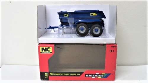 Superb Boxed Britains Farm Toys NC Power-Tilt Dump Trailer 314 Scale 1:32 L: 17 cm