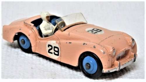 Awesome Vintage Dinky Toys Meccano Ltd Die Cast Triumph TR2 #111 Scale 1:43 L: 8,5 cm
