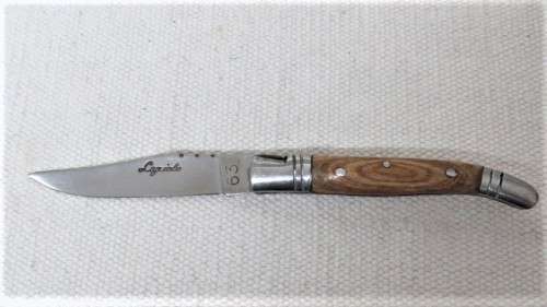 Fabulous Vintage `Laguiole 63` Folding Knife With Wood Handle L: 19 cm