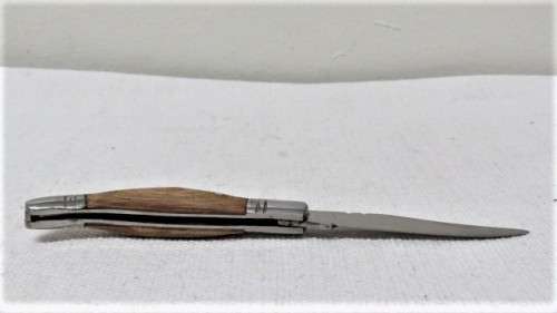 Fabulous Vintage `Laguiole 63` Folding Knife With Wood Handle L: 19 cm