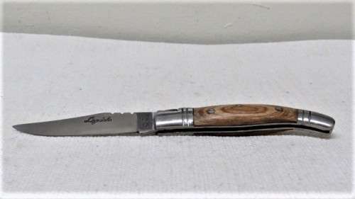 Fabulous Vintage `Laguiole 63` Folding Knife With Wood Handle L: 19 cm