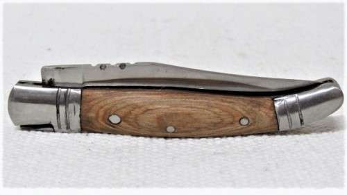 Fabulous Vintage `Laguiole 63` Folding Knife With Wood Handle L: 19 cm
