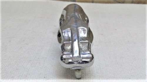 Wonderful Large Vintage Chrome Jaguar Bonnet Mascot/Emblem Circa 1970 L: 18 cm