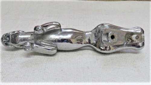 Wonderful Large Vintage Chrome Jaguar Bonnet Mascot/Emblem Circa 1970 L: 18 cm