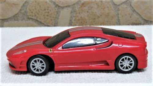 Boxed Hot Wheels Shell V-Power Battery Operated Ferrari 430 Scuderia Scale 1:38 L: 12 cm