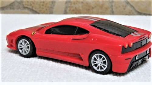 Boxed Hot Wheels Shell V-Power Battery Operated Ferrari 430 Scuderia Scale 1:38 L: 12 cm