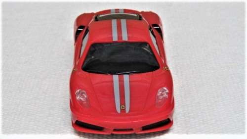 Boxed Hot Wheels Shell V-Power Battery Operated Ferrari 430 Scuderia Scale 1:38 L: 12 cm