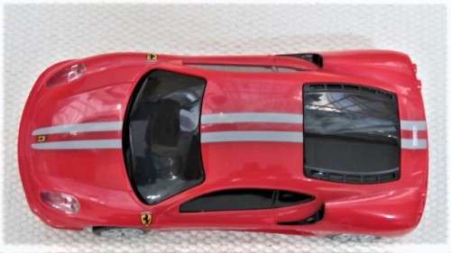 Boxed Hot Wheels Shell V-Power Battery Operated Ferrari 430 Scuderia Scale 1:38 L: 12 cm