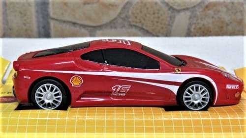 Boxed Hot Wheels Shell V-Power Battery Operated Ferrari F430 Challenge Engine Start Sound 1:38