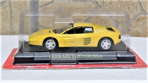 Boxed & Sealed Die Cast Ferrari Testarossa (Official Licensed Product) Scale 1:43 L: 9,5 cm