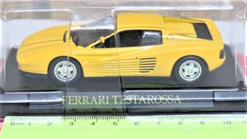 Boxed & Sealed Die Cast Ferrari Testarossa (Official Licensed Product) Scale 1:43 L: 9,5 cm