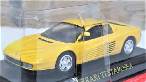 Boxed & Sealed Die Cast Ferrari Testarossa (Official Licensed Product) Scale 1:43 L: 9,5 cm
