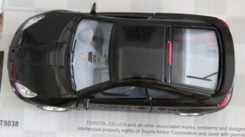 Boxed Kinsmart Die Cast Toyota Celica With Pull Back Action #5038 Scale 1:34 L: 12,5 cm