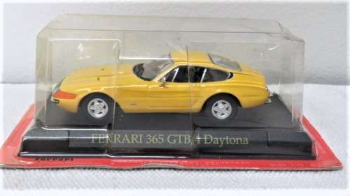 Boxed & Sealed Die Cast Ferrari 365 GTB/4 Daytona (Official Licensed Product) Scale 1:43 L: 10 cm