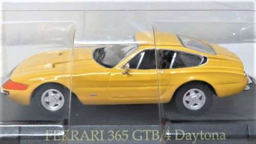 Boxed & Sealed Die Cast Ferrari 365 GTB/4 Daytona (Official Licensed Product) Scale 1:43 L: 10 cm