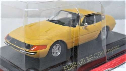 Boxed & Sealed Die Cast Ferrari 365 GTB/4 Daytona (Official Licensed Product) Scale 1:43 L: 10 cm