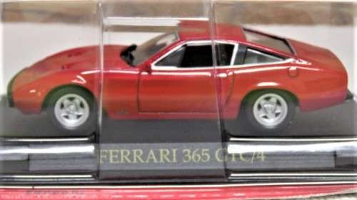 Fabulous Boxed & Sealed Die Cast Ferrari 365 GTC/4 (Official Licensed Product) Scale 1:43 L: 10 cm
