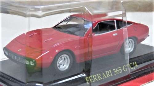 Fabulous Boxed & Sealed Die Cast Ferrari 365 GTC/4 (Official Licensed Product) Scale 1:43 L: 10 cm