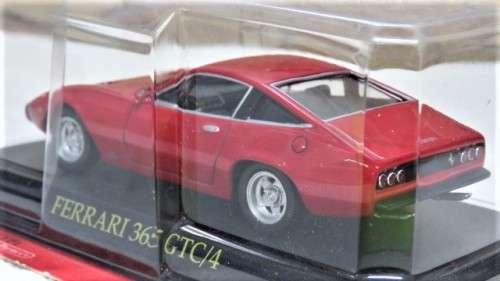Fabulous Boxed & Sealed Die Cast Ferrari 365 GTC/4 (Official Licensed Product) Scale 1:43 L: 10 cm
