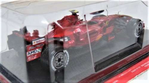Boxed & Sealed Die Cast Ferrari F2007 2007 Kimi Raikkonen (Official Licensed Product) 1:43 L: 11 cm