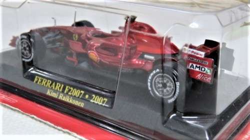Boxed & Sealed Die Cast Ferrari F2007 2007 Kimi Raikkonen (Official Licensed Product) 1:43 L: 11 cm