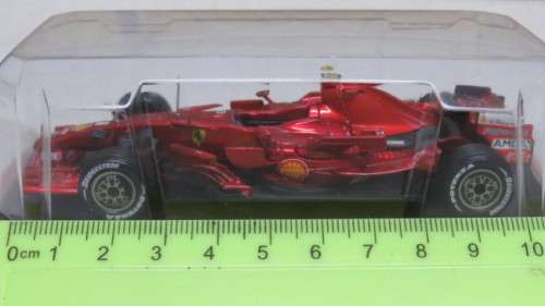 Boxed & Sealed Die Cast Ferrari F2007 2007 Kimi Raikkonen (Official Licensed Product) 1:43 L: 11 cm