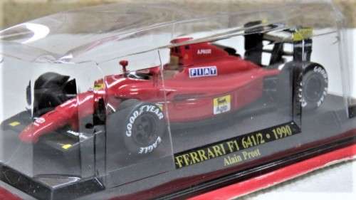 Boxed & Sealed Die Cast Ferrari F1 641/2 1990 Alain Prost (Official Licensed Product) 1:43 L: 9,5 cm