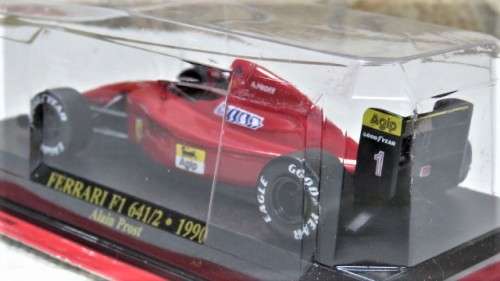 Boxed & Sealed Die Cast Ferrari F1 641/2 1990 Alain Prost (Official Licensed Product) 1:43 L: 9,5 cm