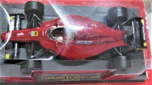 Boxed & Sealed Die Cast Ferrari F1 641/2 1990 Alain Prost (Official Licensed Product) 1:43 L: 9,5 cm