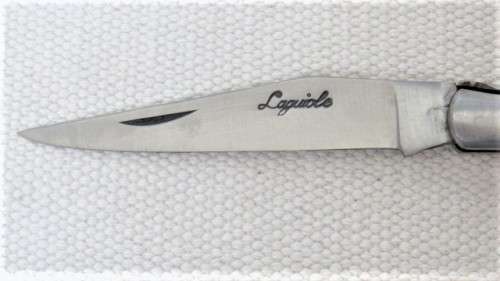 Fantastic Vintage `Laguiole` Folding Knife With Corkscrew and Two Tone Wood Handle L: 20 cm