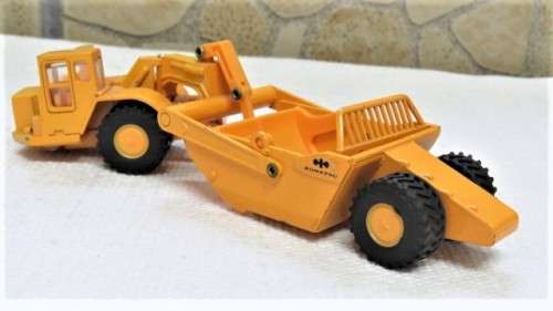 Vintage Rare Die Cast Yonezawa Diapet #008-09145 (T-64) Komatsu Motor Scraper WS23S L: 172 mm