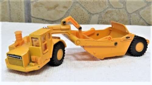 Vintage Rare Die Cast Yonezawa Diapet #008-09145 (T-64) Komatsu Motor Scraper WS23S L: 172 mm