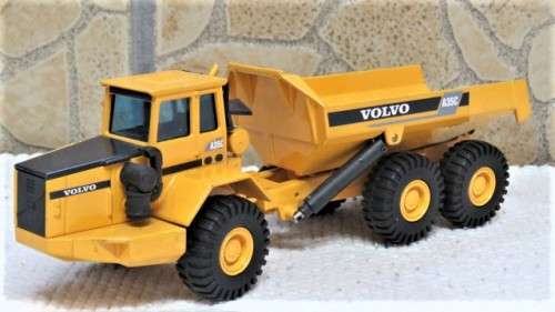 Awesome Vintage Die Cast Joal #238 Volvo A35C Articulated Dump Truck (Discontinued) No Box 1:50