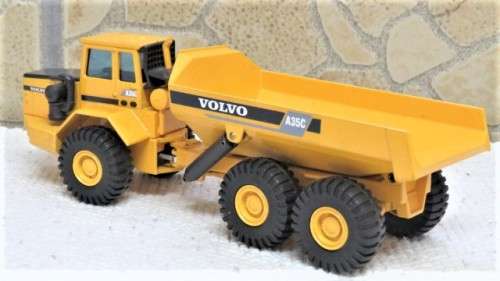 Awesome Vintage Die Cast Joal #238 Volvo A35C Articulated Dump Truck (Discontinued) No Box 1:50