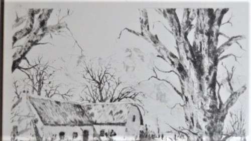 Stunning Framed Original SA Artist Gabriel de Jongh (1913-2004) Etching Titled & Signed 46,5 x 42 cm