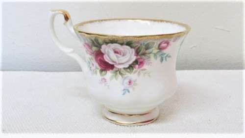 Four Beautiful Vintage Royal Albert Bone China `Celebration` Trios BIDDING PER ITEM