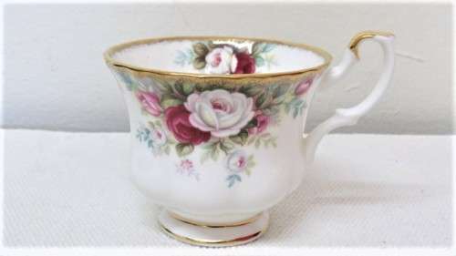 Four Beautiful Vintage Royal Albert Bone China `Celebration` Trios BIDDING PER ITEM