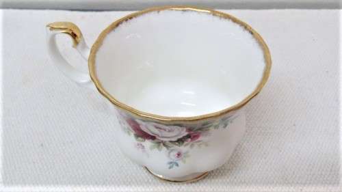 Four Beautiful Vintage Royal Albert Bone China `Celebration` Trios BIDDING PER ITEM