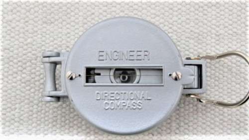 Awesome Vintage Engineer Lensatic Directional Compass 53 x 75 x 23 mm