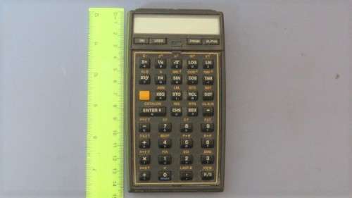 Vintage 1980 Hewlett-Packard 41CV Scientific Calculator With Original Carrying Case SOLD AS IS