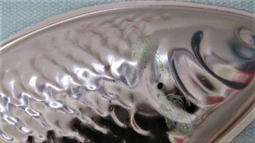Two Vintage Lightweight Copper Coloured Fish Shaped Jelly Moulds L: 305 mm (RELISTED ITEM)
