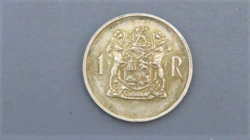 Republic of South Africa Silver 1969 One Rand Coin (14.9 g)