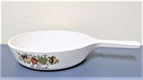 Vintage Corning Ware Spice of Life Le Persil P-83-B Menuette Handled Skillet 26 x 4,5 cm