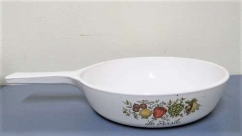 Vintage Corning Ware Spice of Life Le Persil P-83-B Menuette Handled Skillet 26 x 4,5 cm