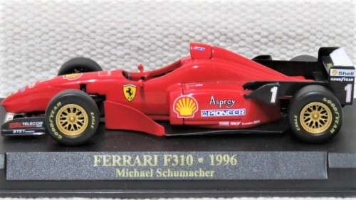 Die Cast Ferrari F310 - 1996 Michael Schumacher No Hard Plastic Cover Made in China 1:43 L: 115 mm
