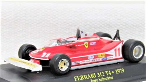 Die Cast Ferrari 312 T4 - 1979 Jody Scheckter No Hard Plastic Cover Made in China 1:43 L: 95 mm
