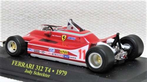 Die Cast Ferrari 312 T4 - 1979 Jody Scheckter No Hard Plastic Cover Made in China 1:43 L: 95 mm